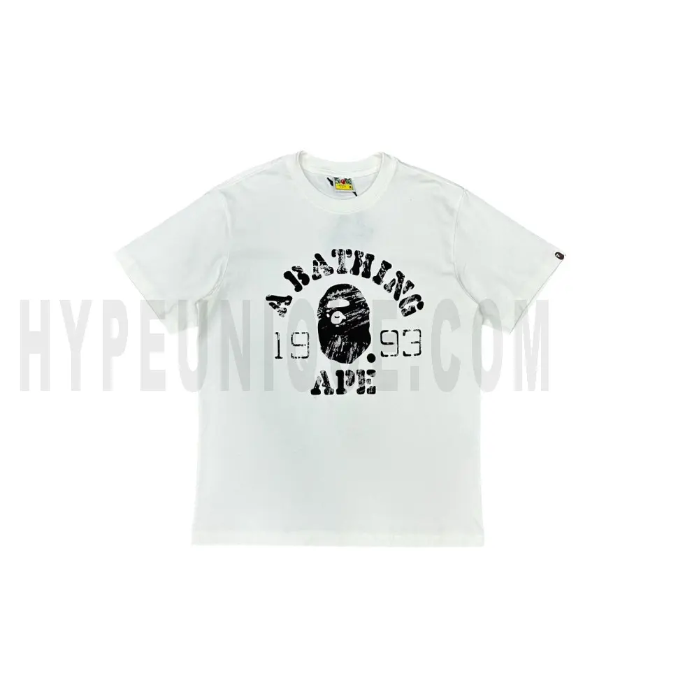 The front of the white clothes