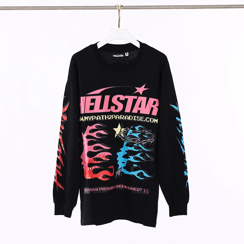Hellstar Pixel Long-Sleeve Tee 'White'