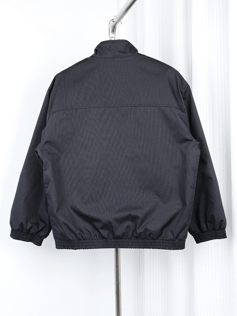 Double Ring Quilted Zipper Jacket