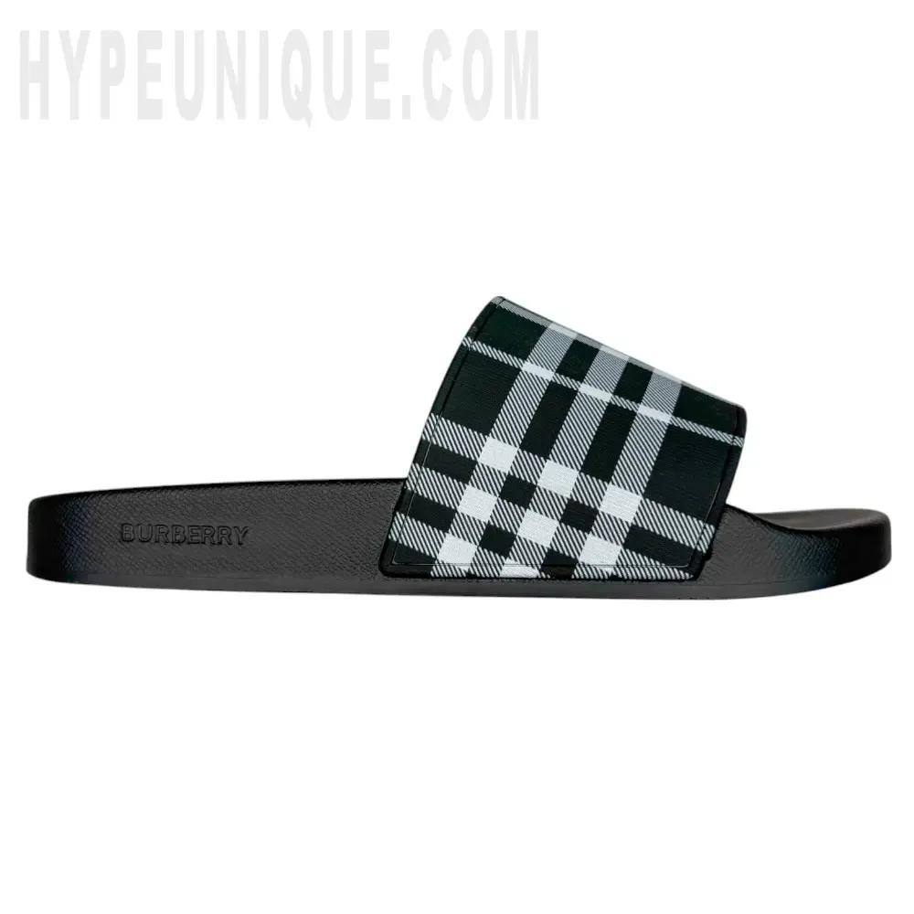 Vintage Check Furley Slides