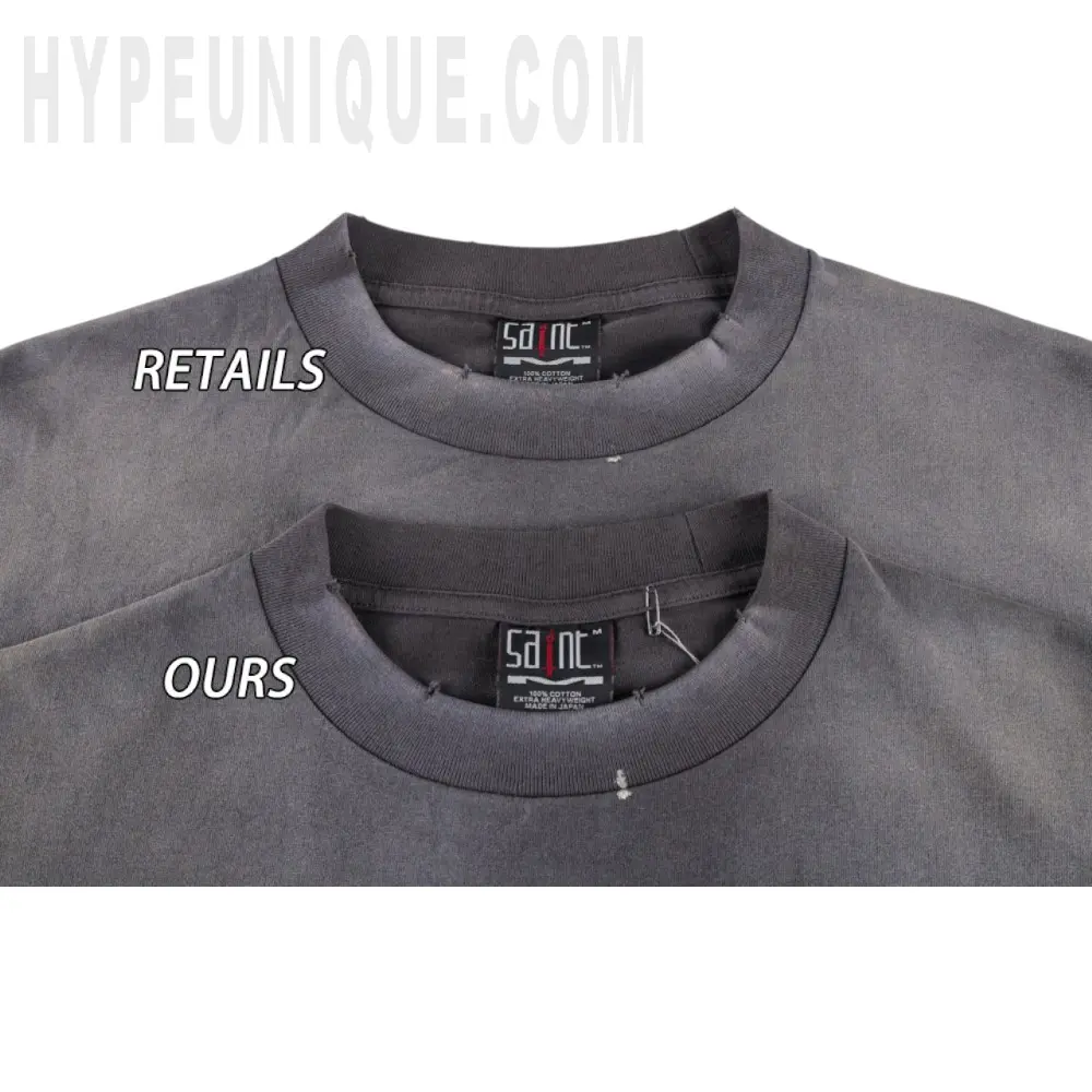 Close-up of the collar detail
