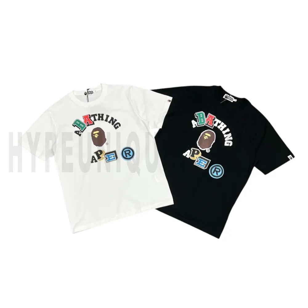 BAPE Multi Fonts Relaxed Fit Collage Heavy Weight T-Shirt