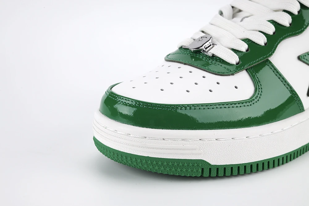 Bapesta Green White Quality Reps