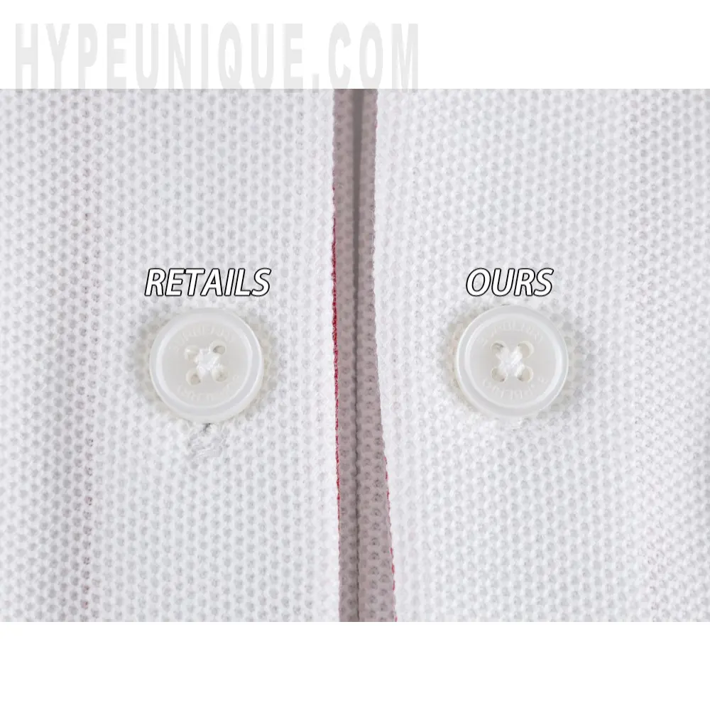 Close-up of clothing button details