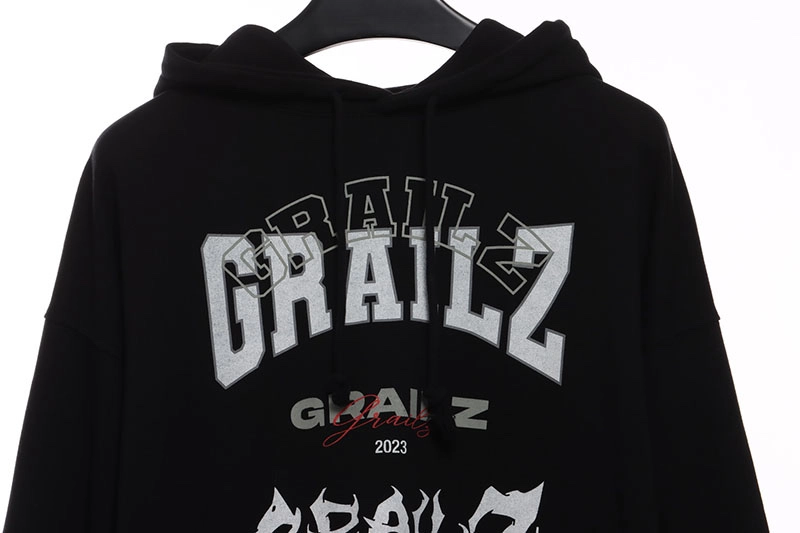 Grailz Lightning Letter Hoodie Reps