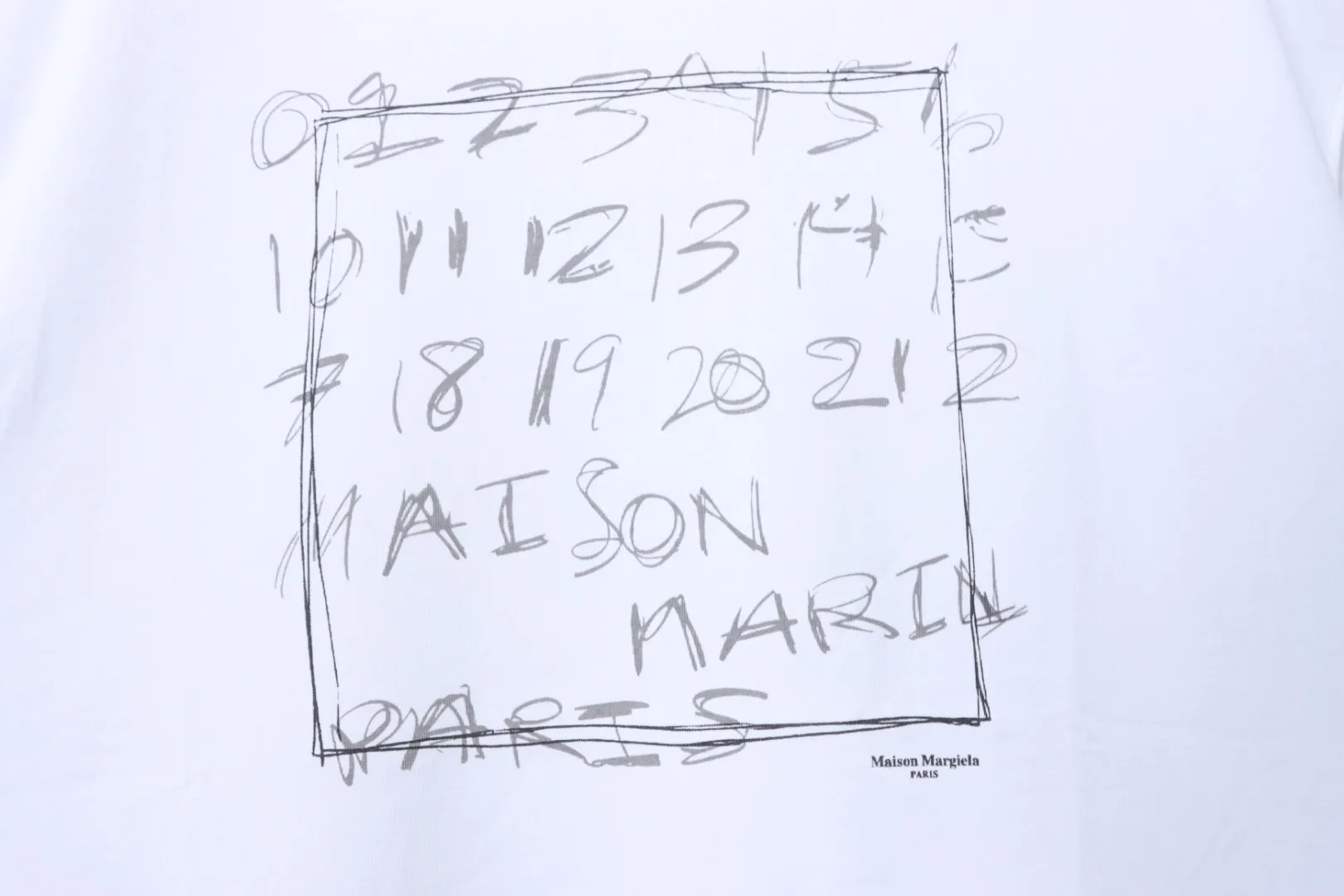 Number and Letter Print Logo