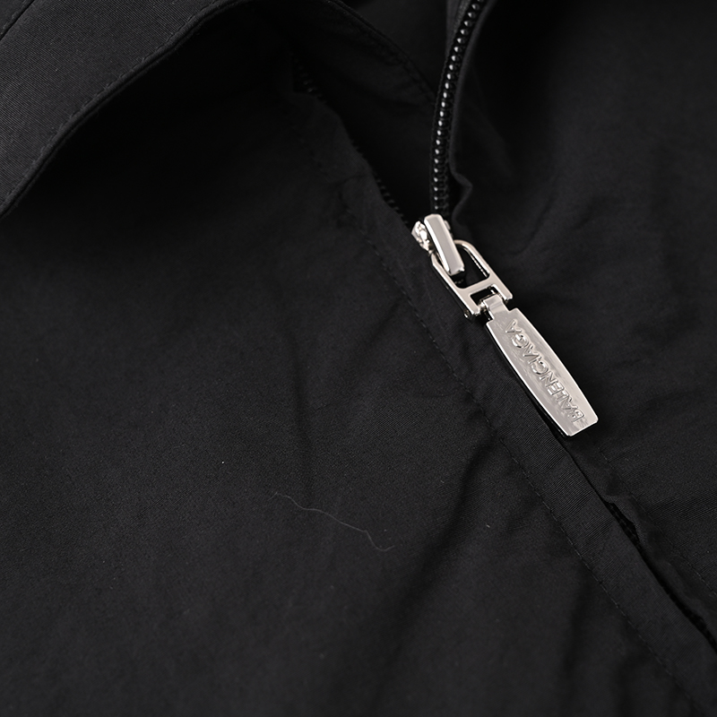 Arm Letter Sports Poplin Stand Collar Jacket