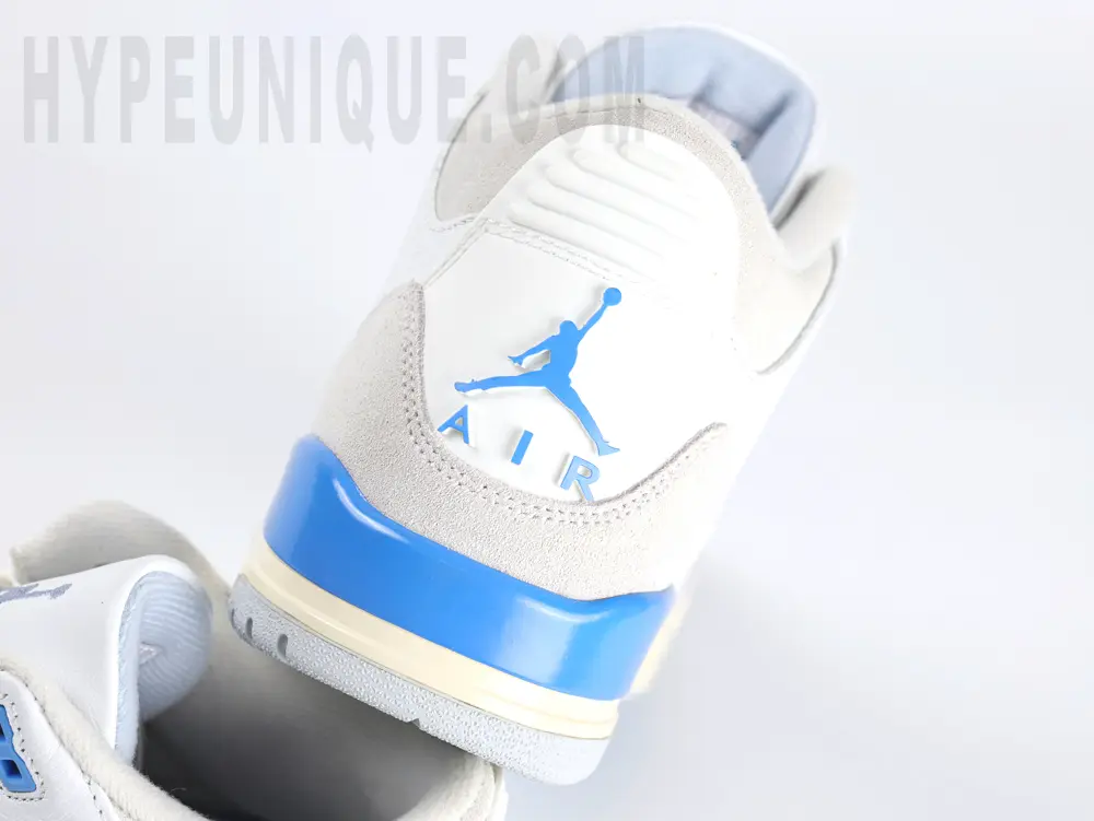 the white blue heels
