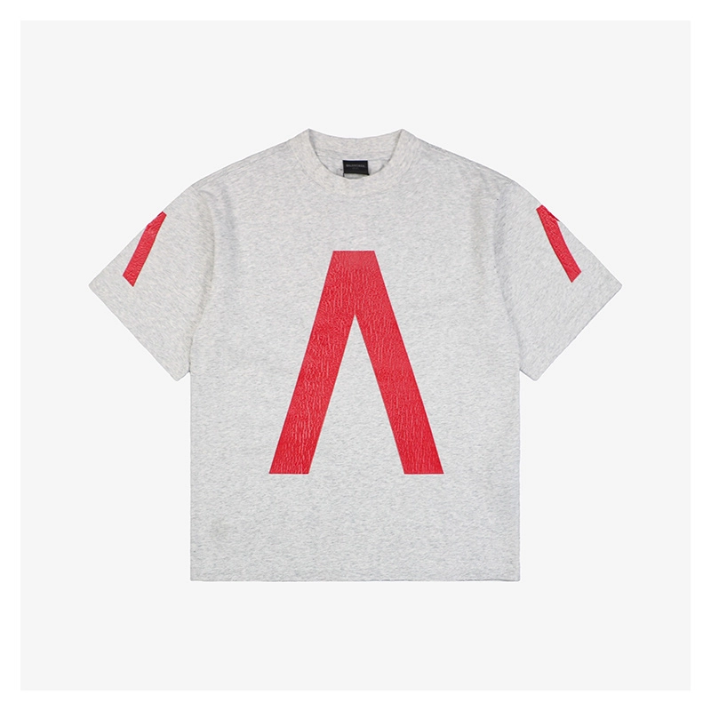 Balenciaga X Archive Inverted V Letter Music Print T-Shirt Reps