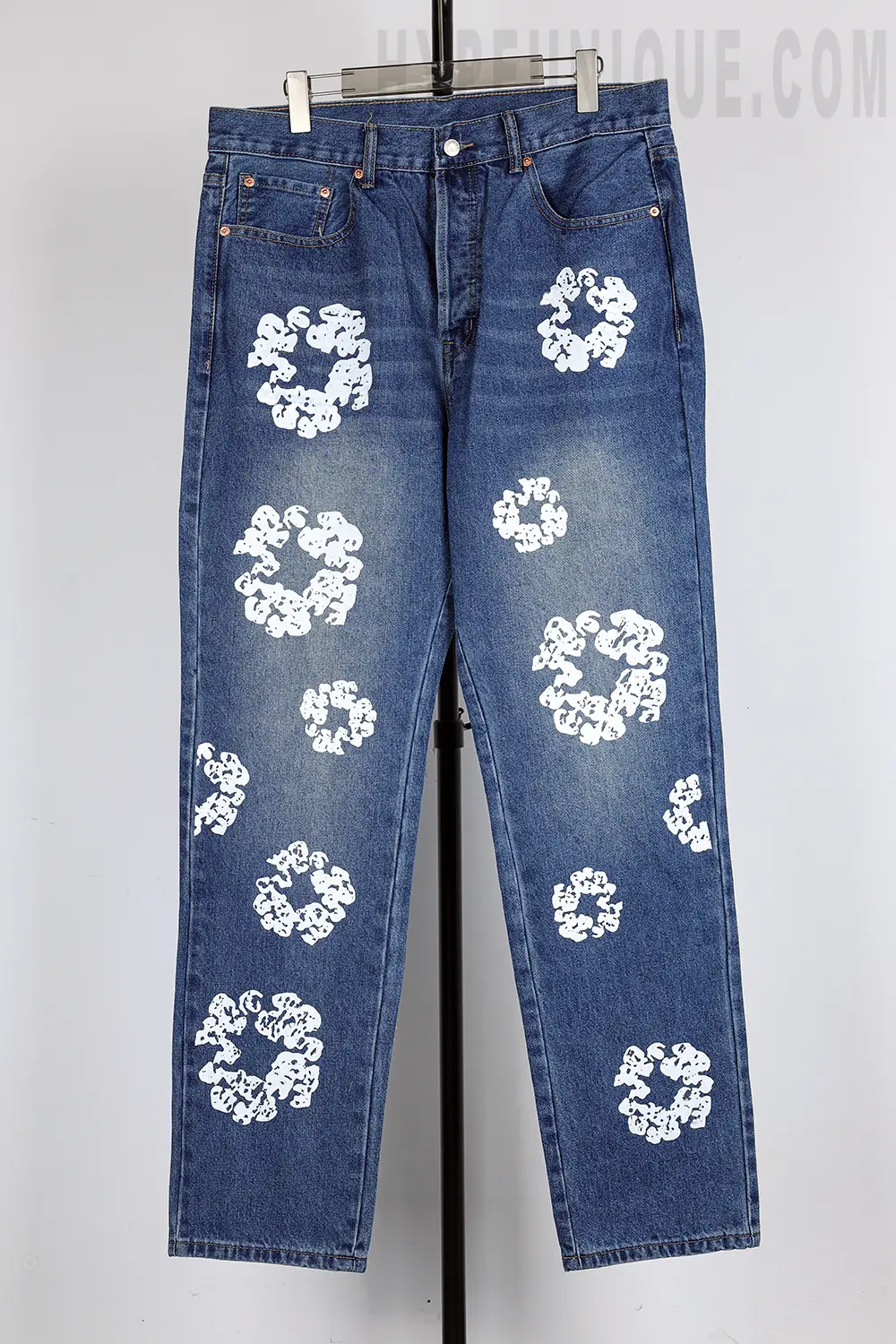 Denim Tears Kapok Print High Quality Jeans ‘Denim Blue’ Levis 501