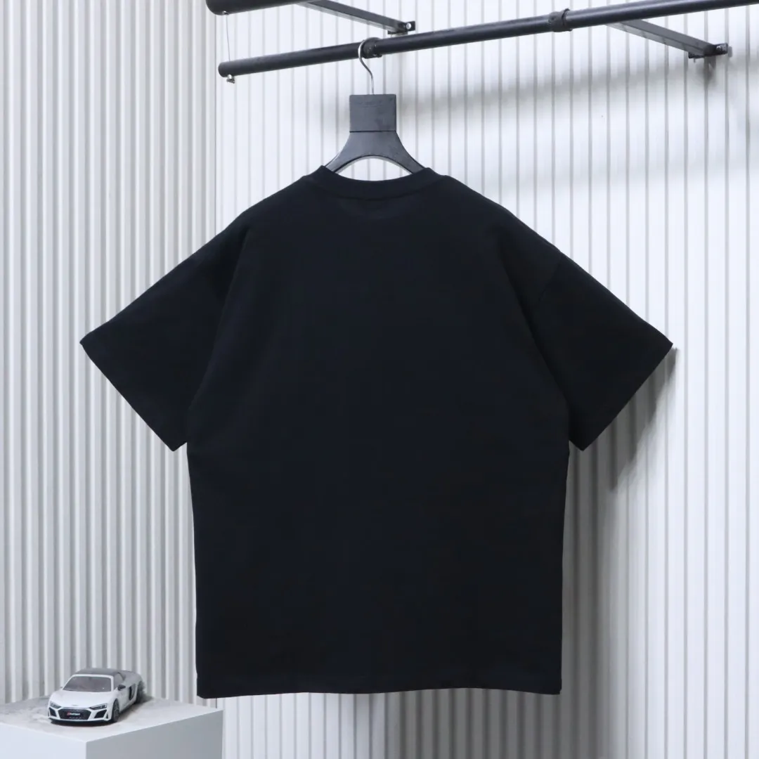 Back Blue Embroidered Logo T-Shirt
