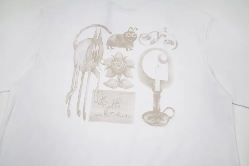 Logo detail in back of T-Shirt