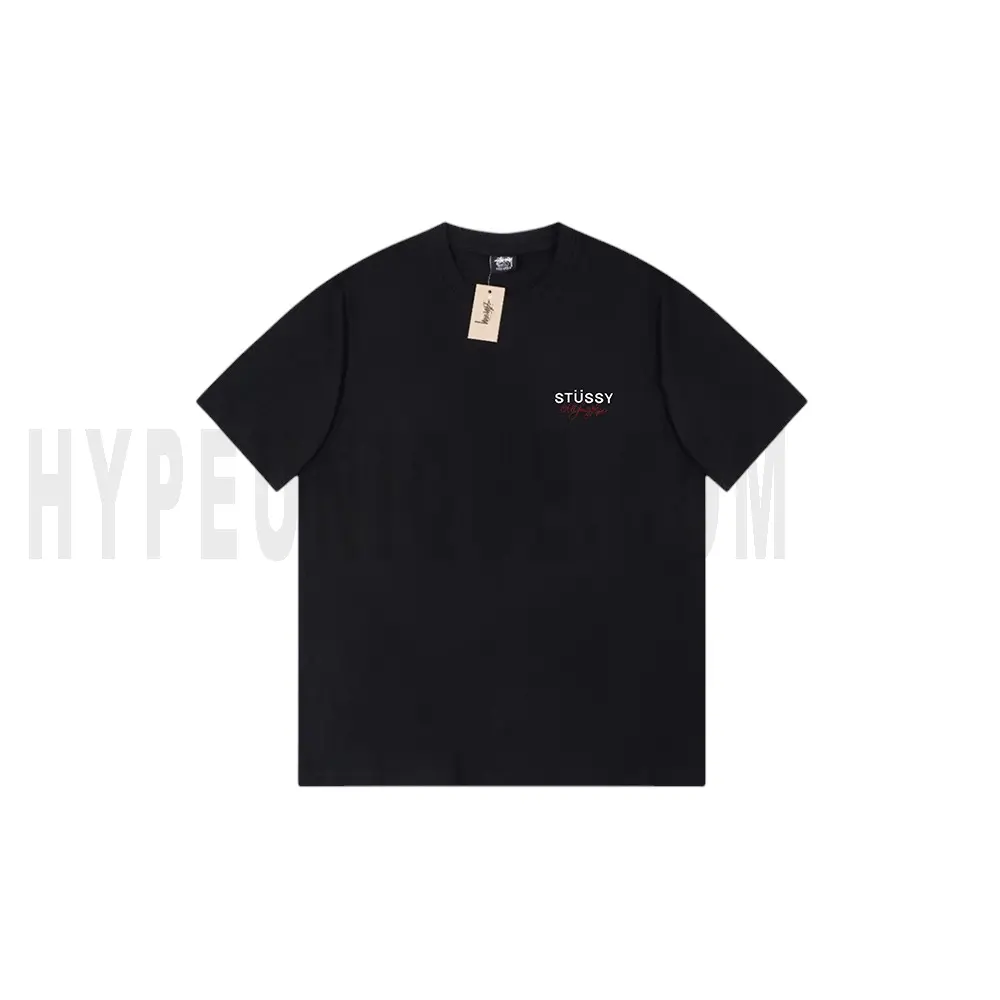 The front of the black clothes