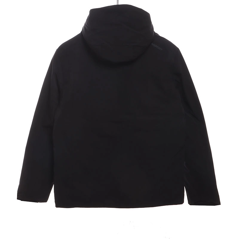 Simple Small Label Thin Cotton Coat