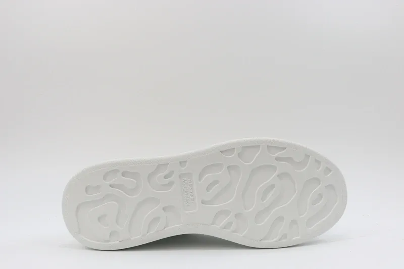 ALEXANDER MCQUEEN SHOW LEATHER PLATFORM TRAINERS SNEAKERS-RAINBOW REPLICA