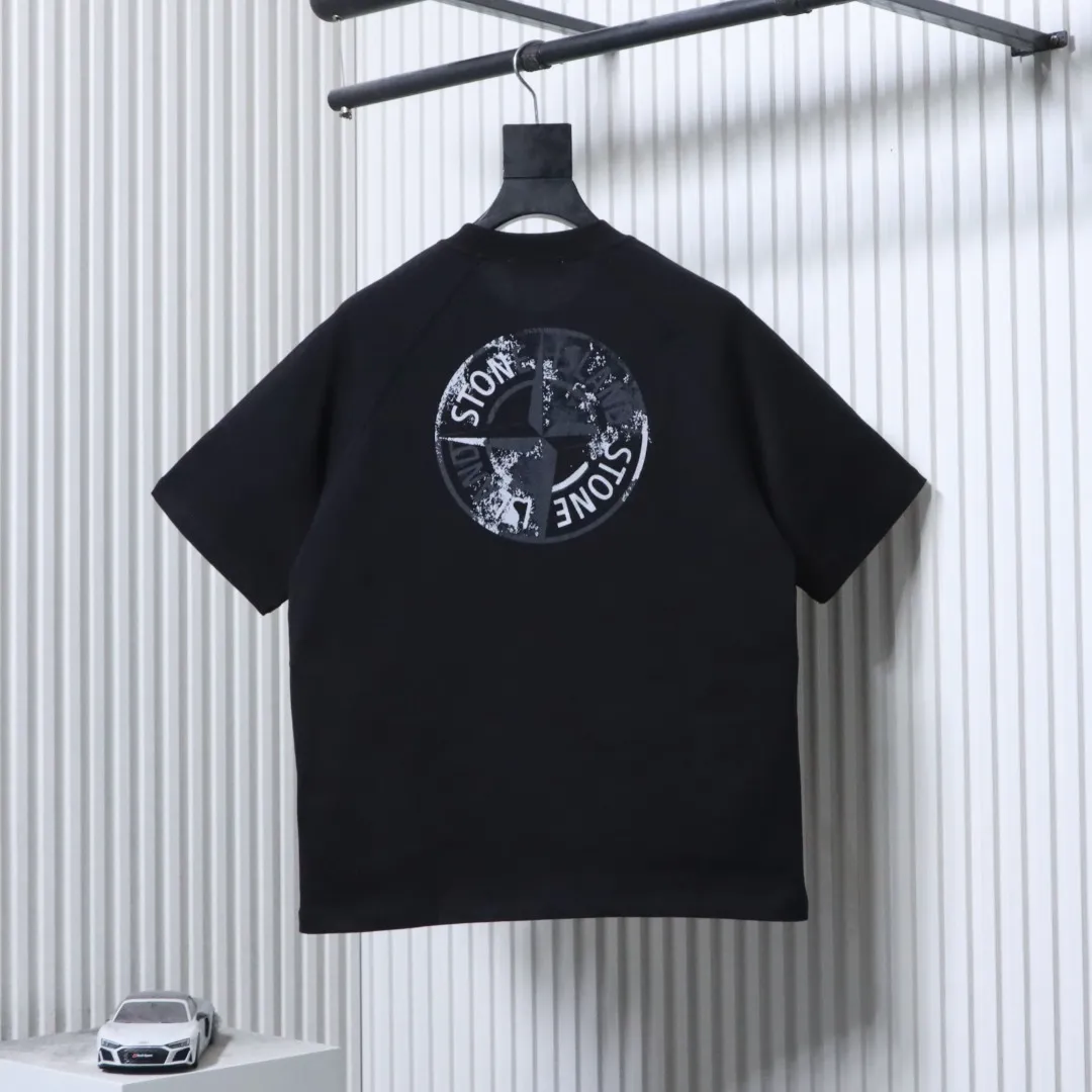 Back of 3M Reflective Compass Logo T-Shirt