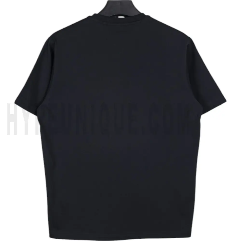 The back of the black clothes
