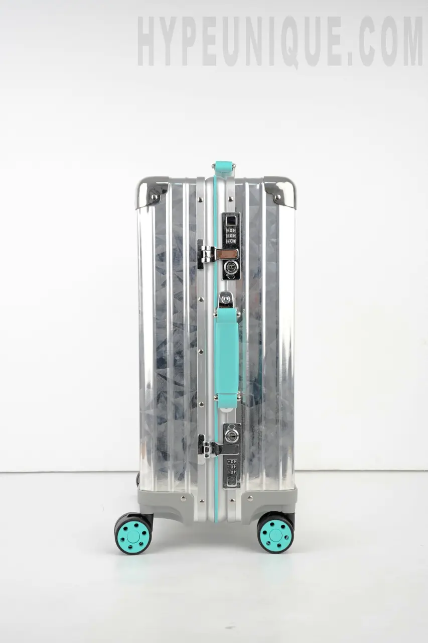 Silver Rolling Suitcase
