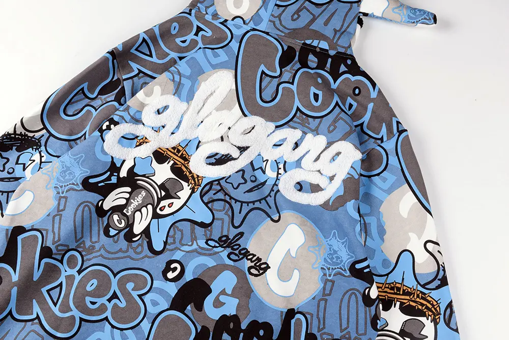 Large print on the back