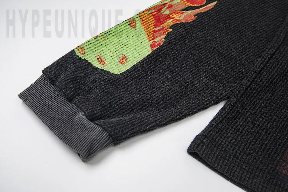 The sleeves of the clothes