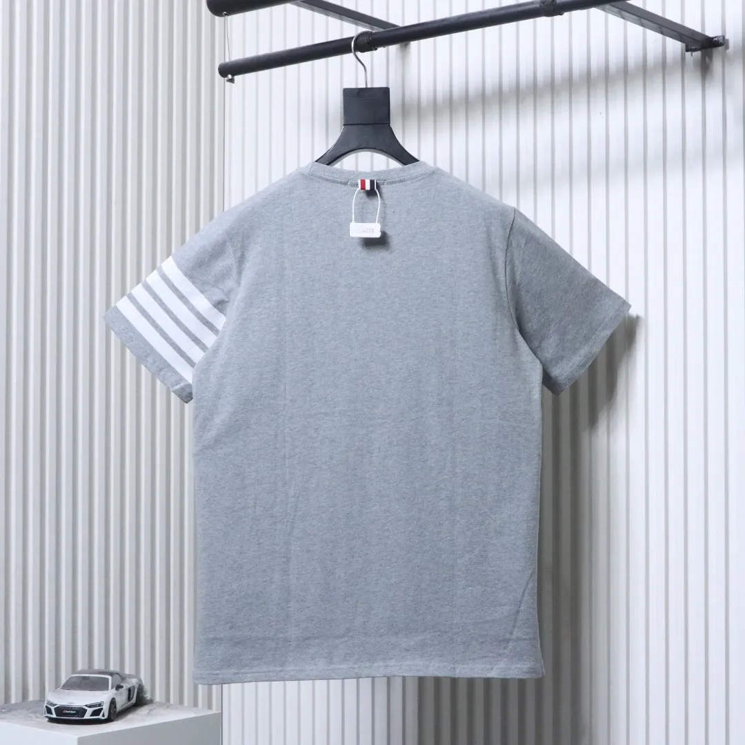 Back TB Four-Stripe Crew Neck T-Shirt