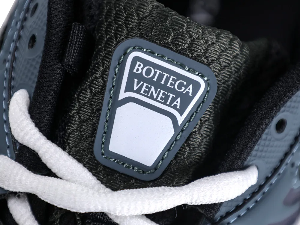Bottega Veneta Orbit Sneaker Dark Green Tongue Logo Detail
