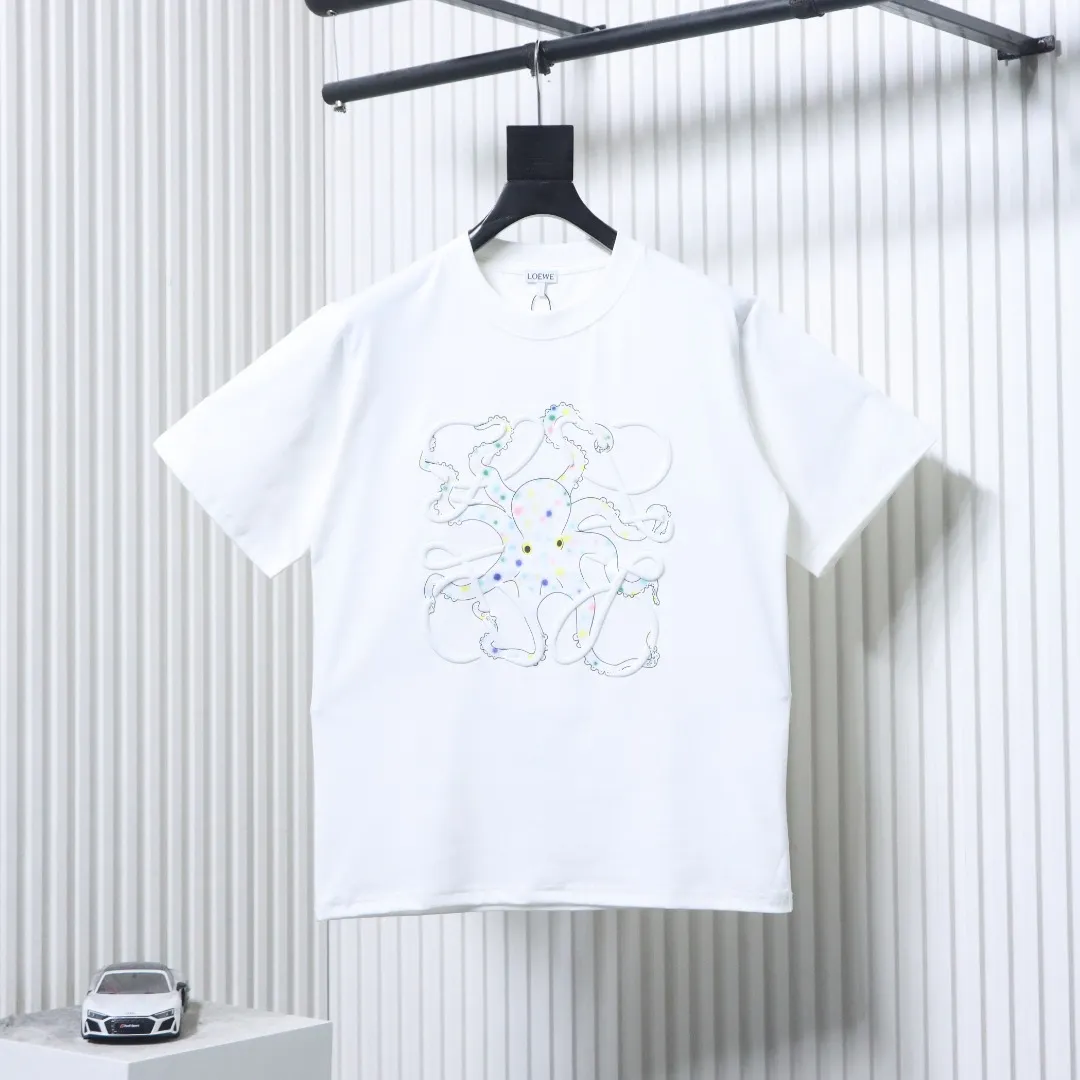 Lo x Suna Fujita Octopus Anagram Embroidered T-Shirt