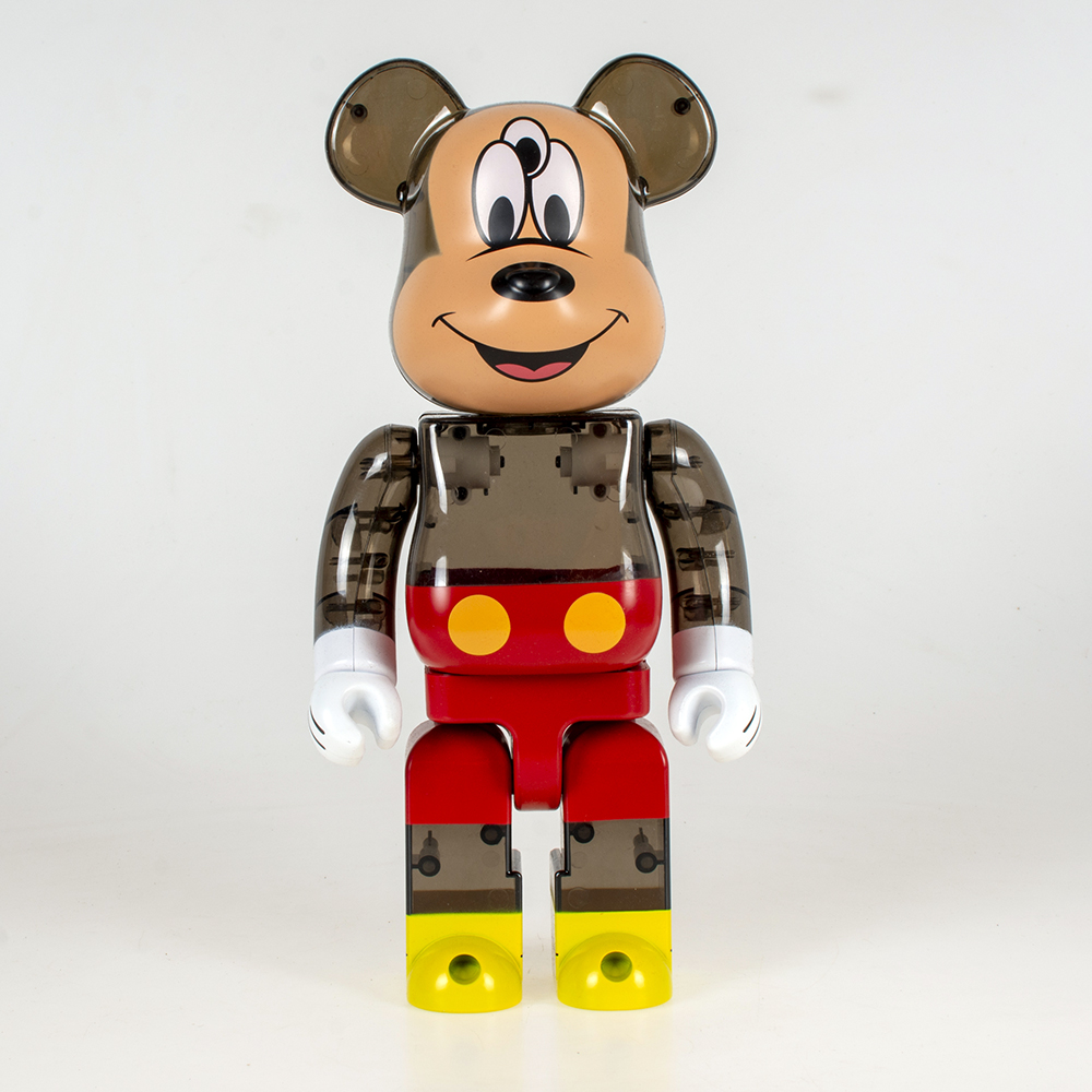 Bearbrick x CLOT x 3125C x Disney 3-Eyed Mickey Mouse Translucent Black
