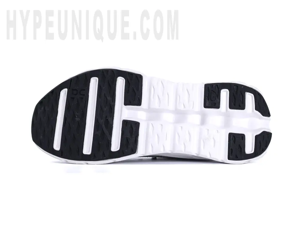 Black and white soles