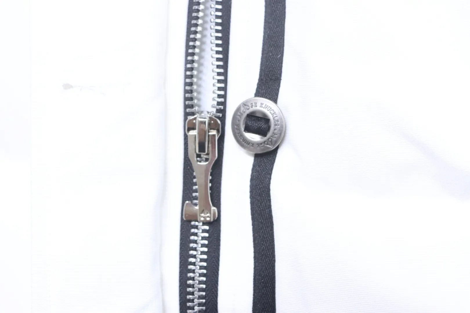 Zipper and Button Detail