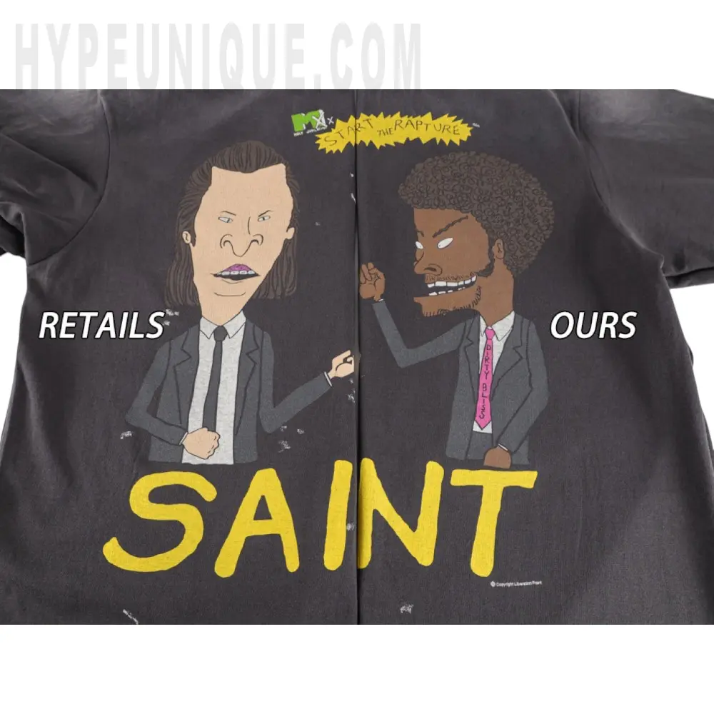 Printed graphic on the front of the garment
