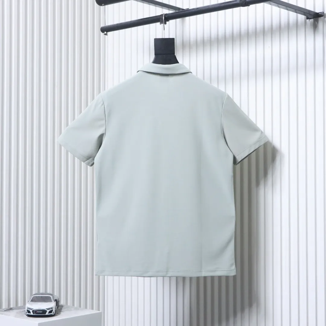 Back of KS Silicone Logo Polo T-Shirt