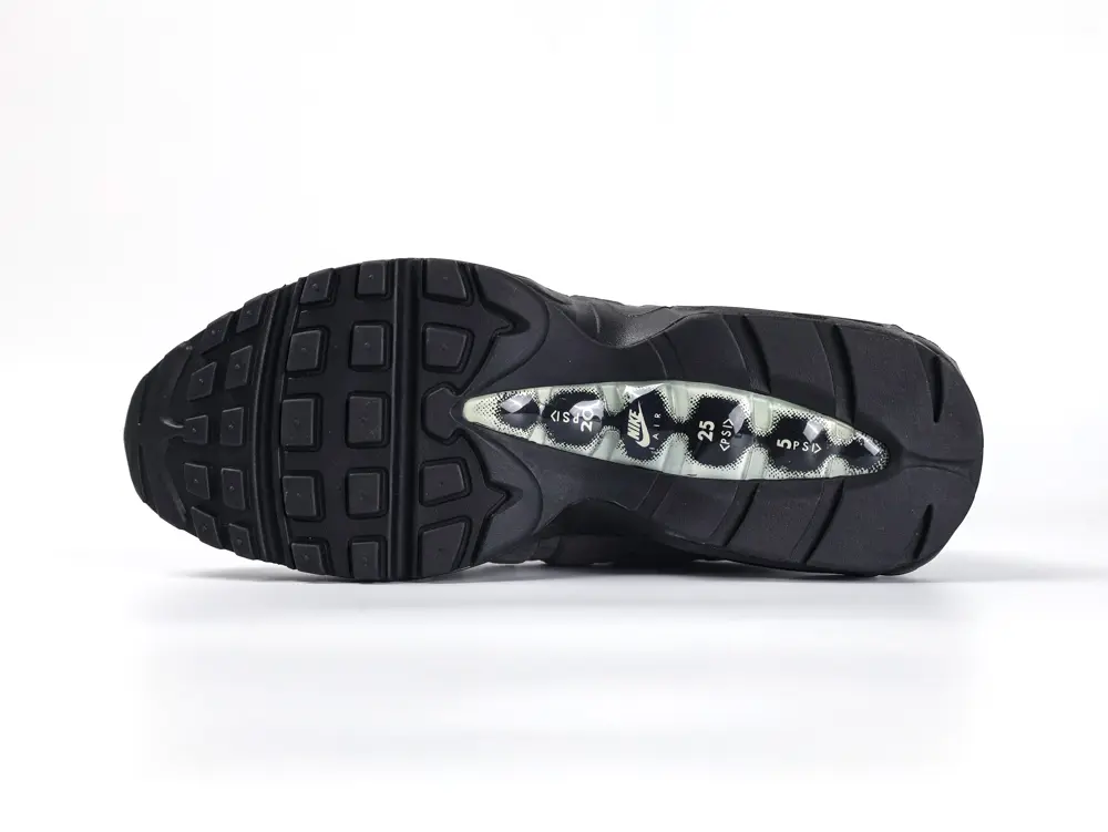 the black outsole