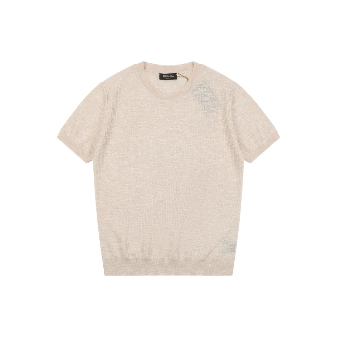 LP Honeycomb Knit Silk Linen T-Shirt