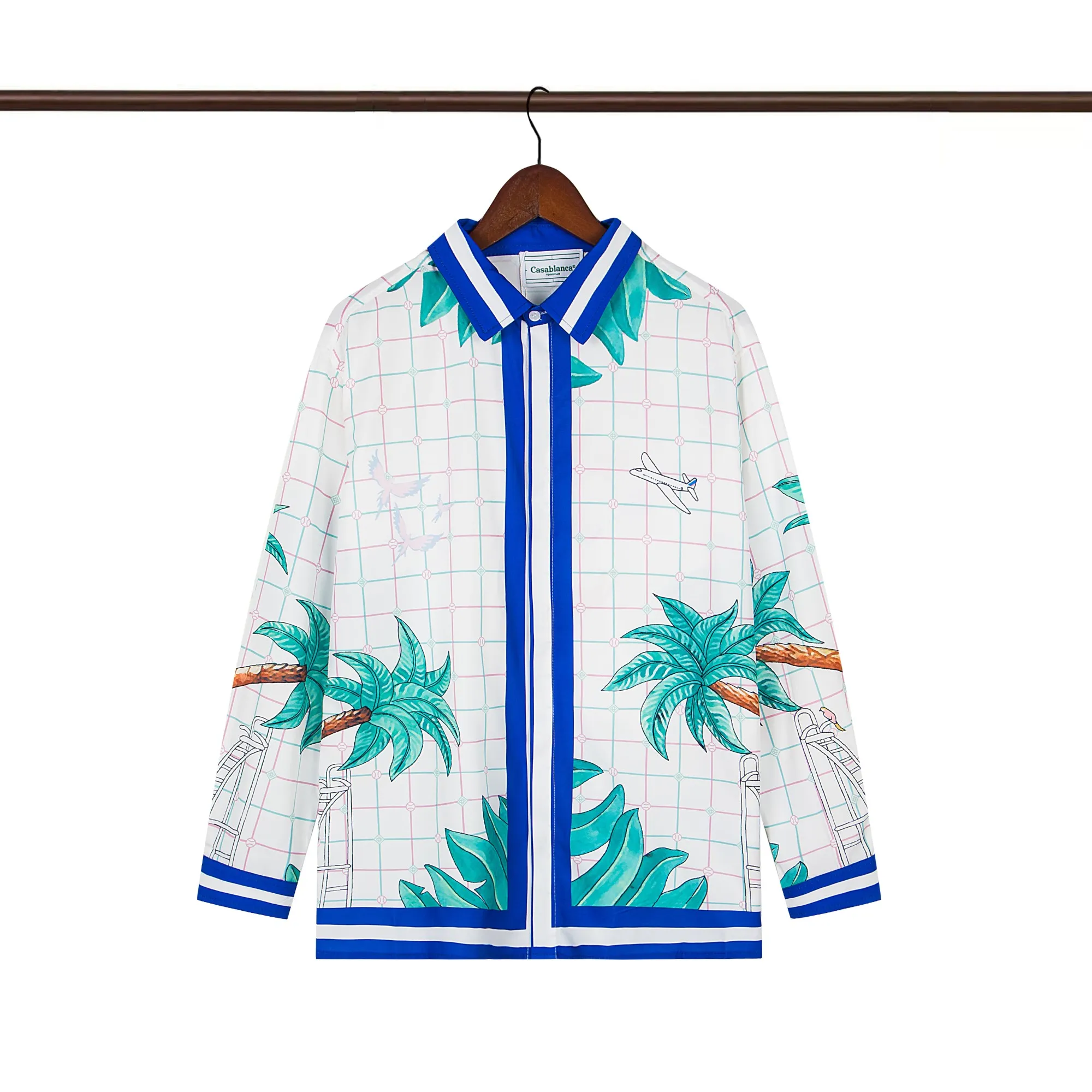 C-Blanca 'Tennis Club' Desert Oasis Silk Shirt