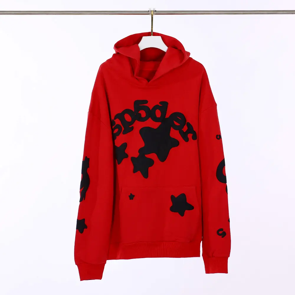 Sp5der Beluga Hoodie ‘Red’ Replica