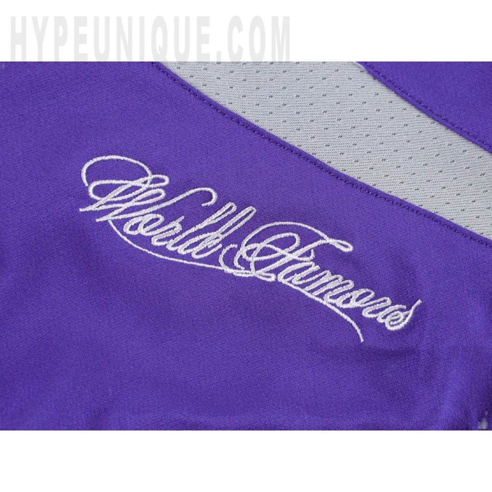 Embroidered graphic on the front of the garment