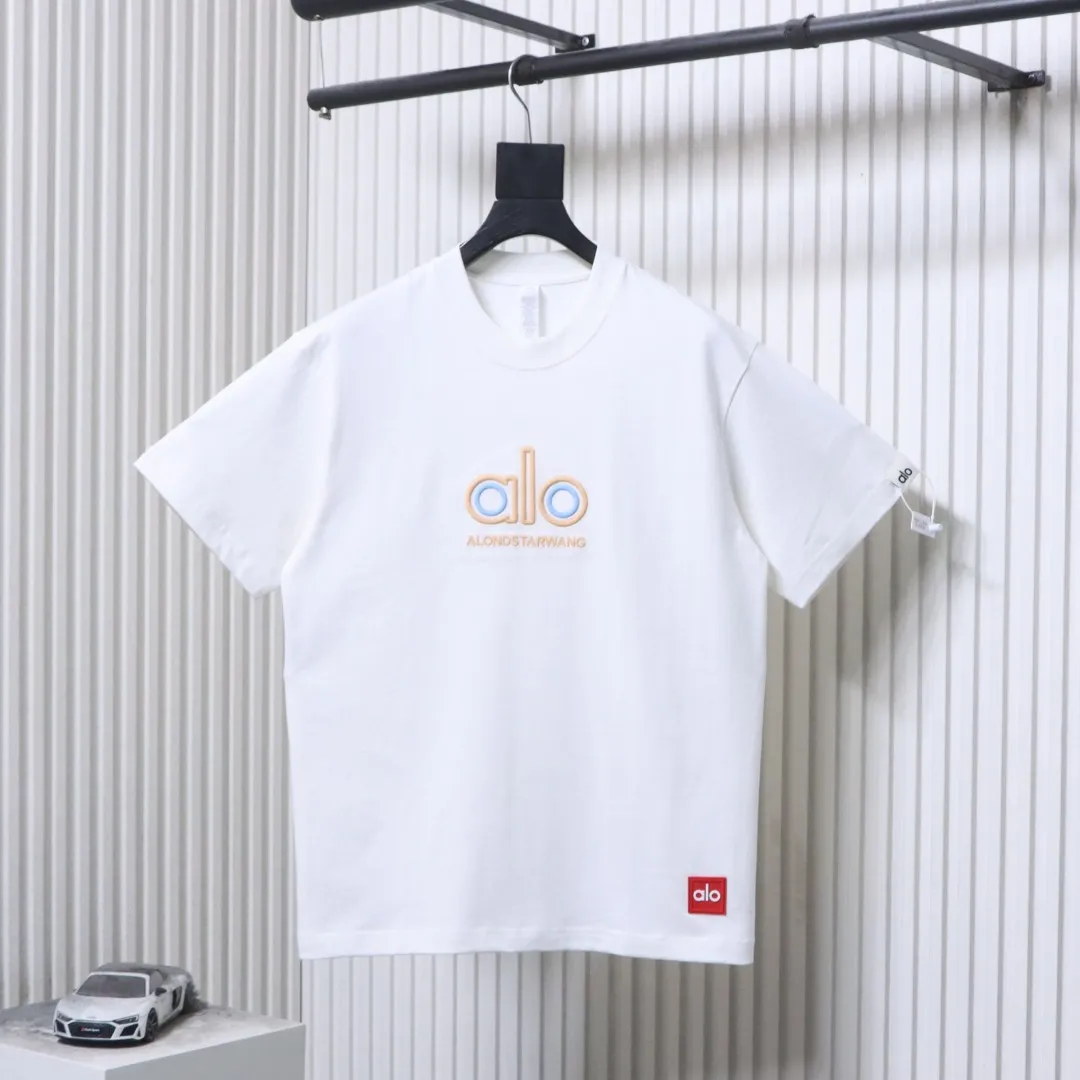 Color-Block Double-Sided Embroidered Logo T-Shirt