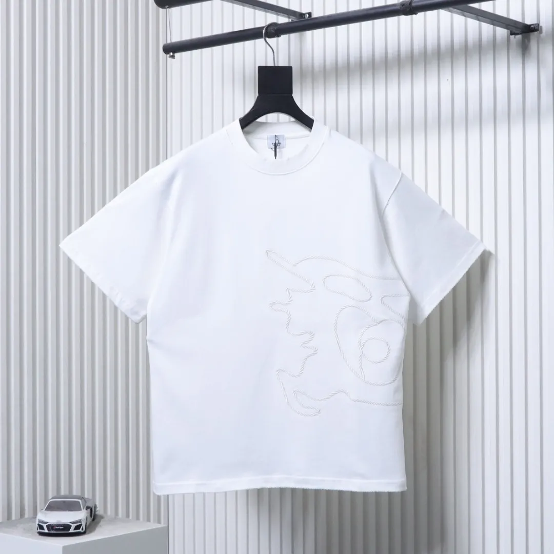 Sketch Rope Horse T-Shirt Color White