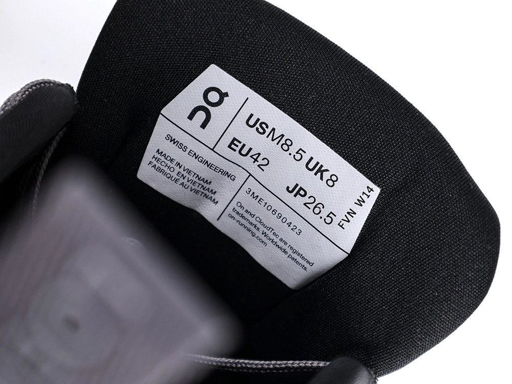 the size label