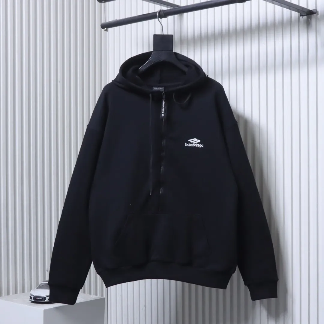 BLCG Matte Embroidered Half-Zip Jacket