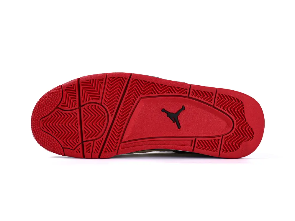 the red outsole