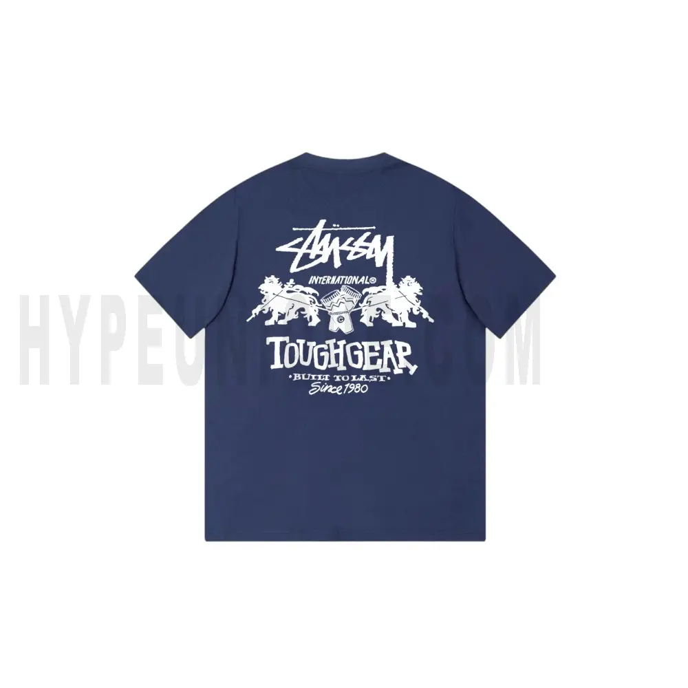 The back of the blue clothes