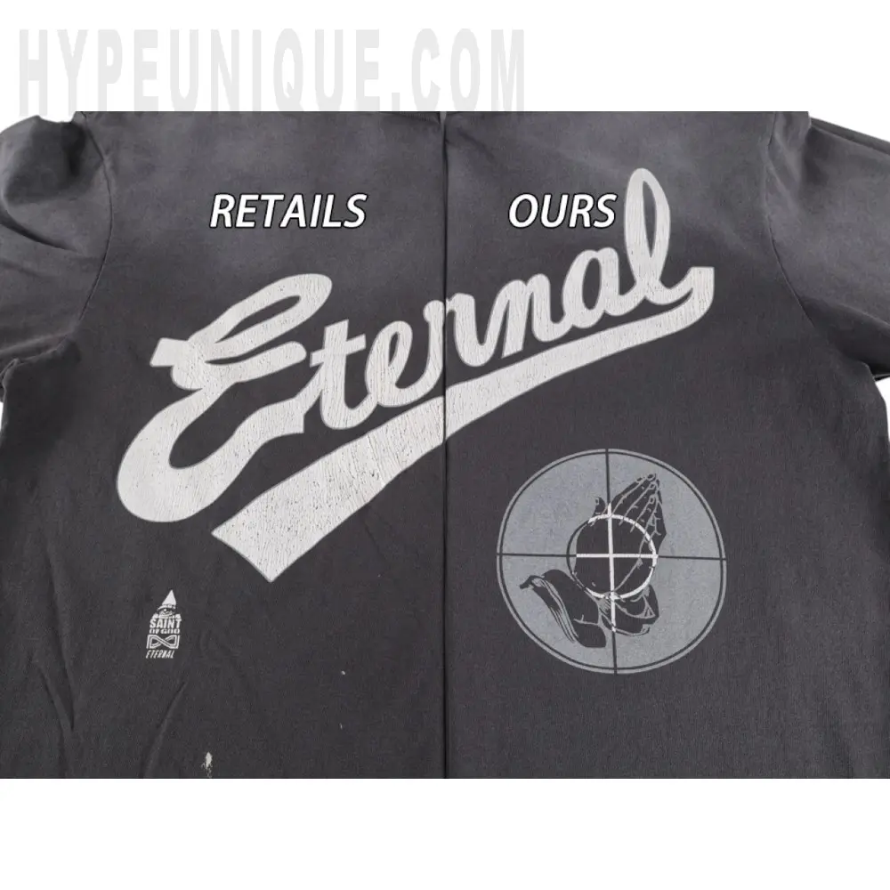 Printed graphic on the front of the garment