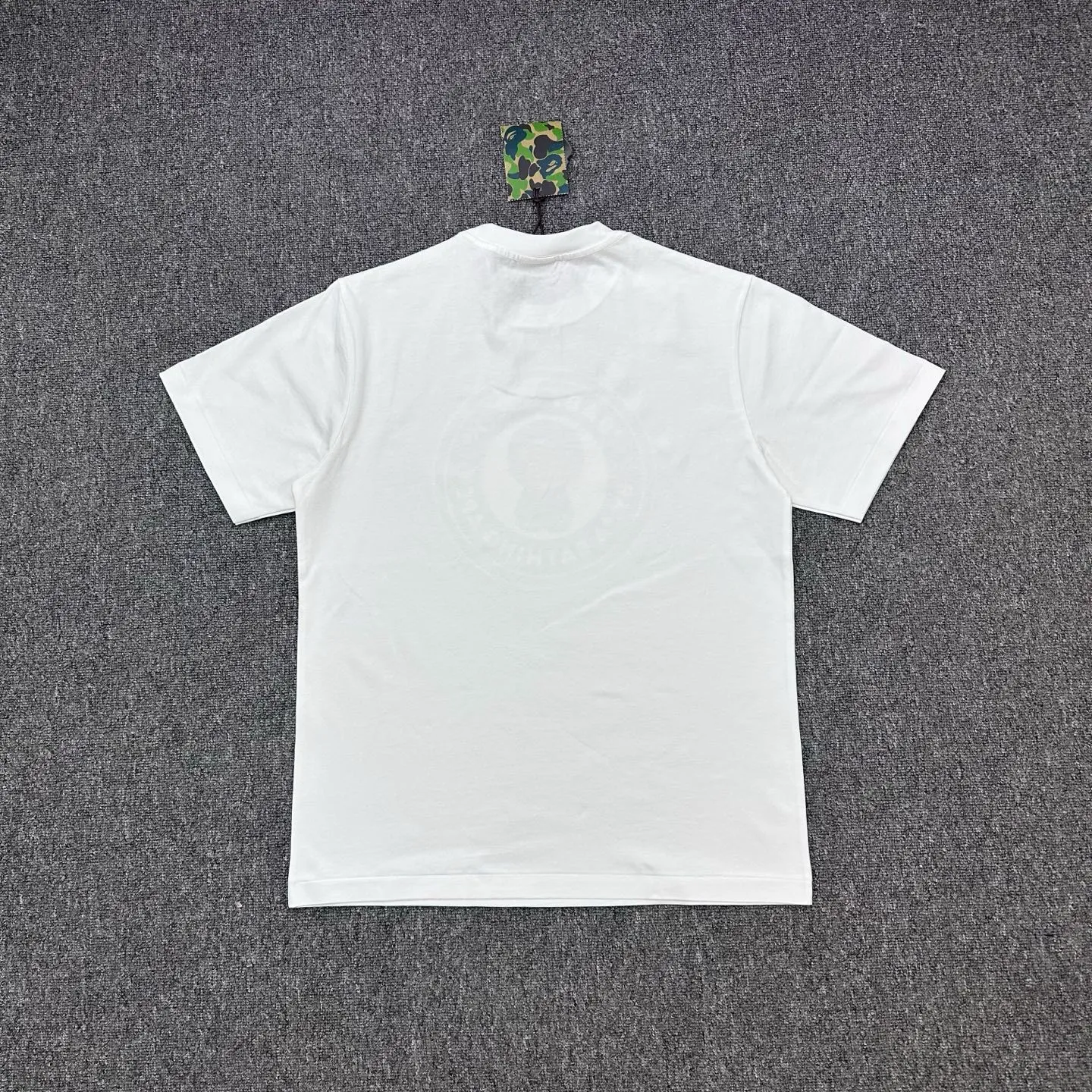 Back BAPE Round Logo Print T-Shirt