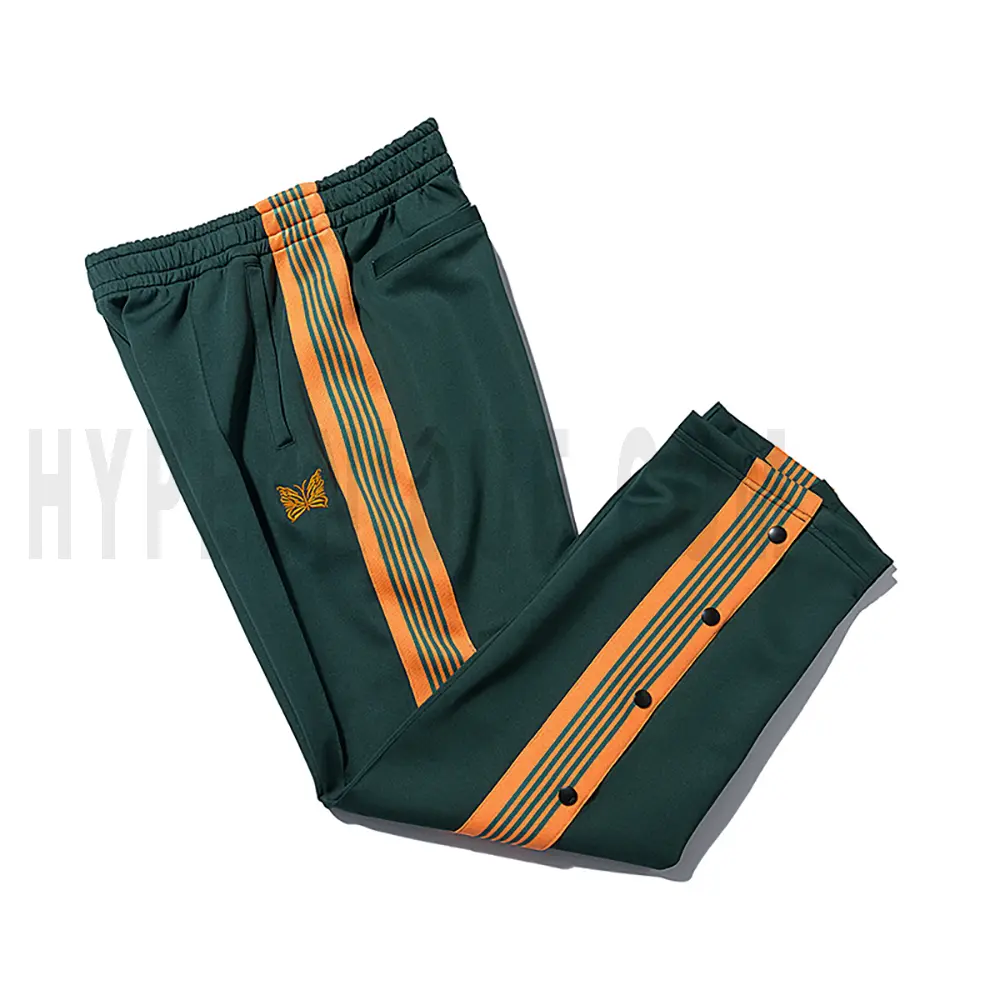 Needles Butterfly Embroidered Breasted pants