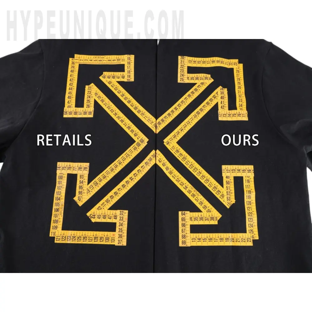 Printed graphic on the back of the garment