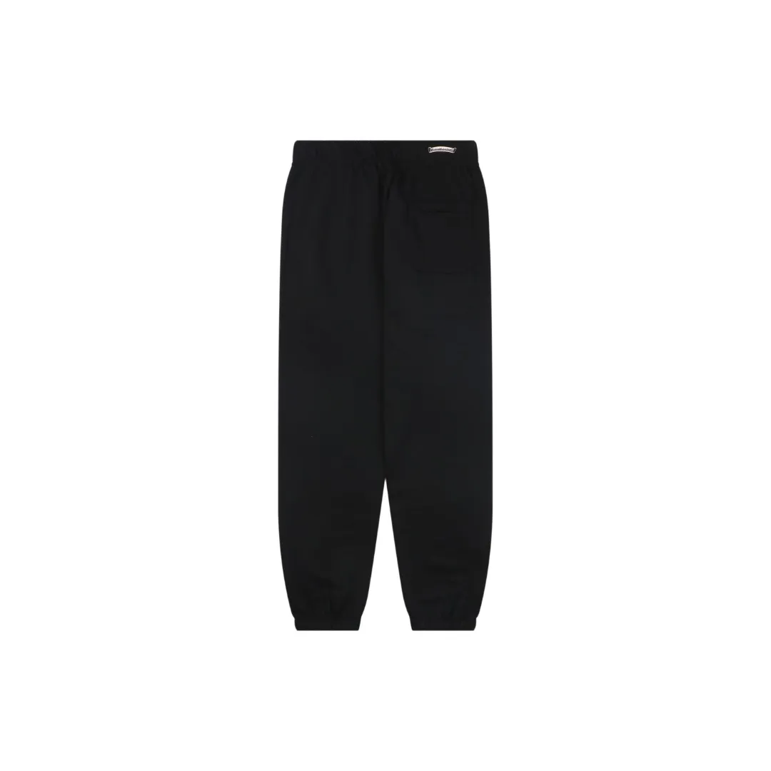 Back CH Triangle Cross Leather Patch Jogger Pants