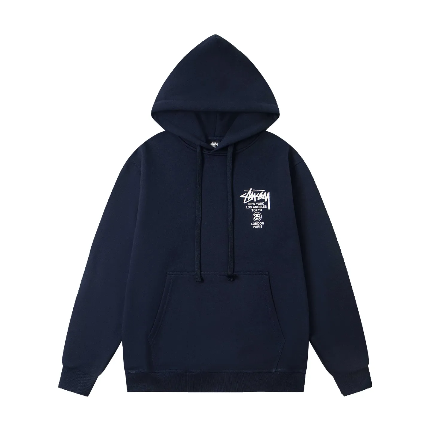Stussy World Tour Letter Print Hoodie