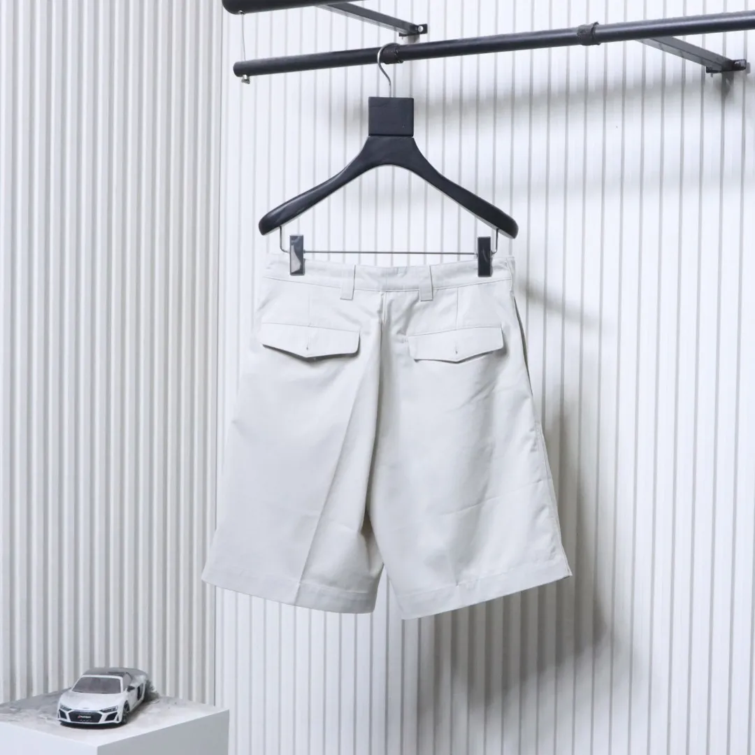 Back Cotton Bermuda Shorts